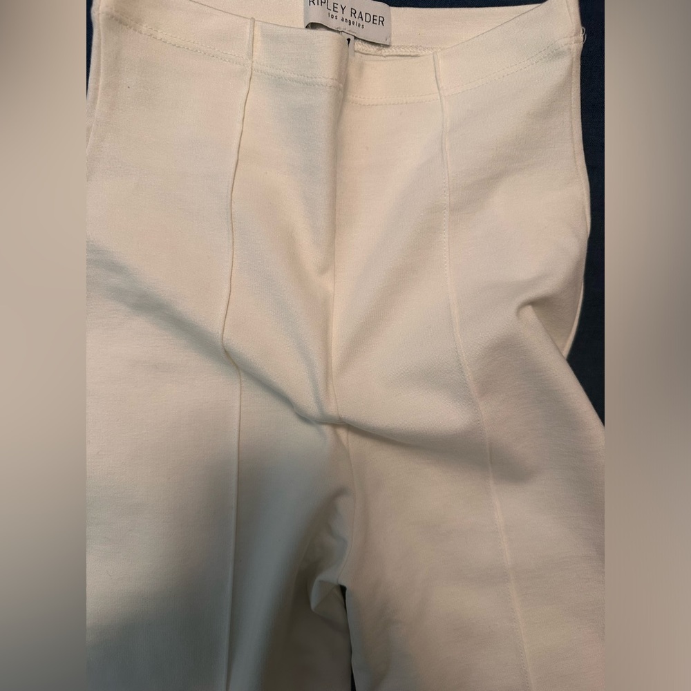 Ripley Rader Slim Leg Ponte Knit Pants - Ecru